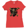 pirates of the caribbean dead men tell no tales Ladies Fitted T-Shirt