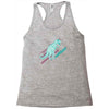 ask me about dinosaurs Racerback Tank