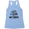 i love when my wife lets me buy another bike Racerback Tank