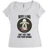 nurse lama Women's Triblend Scoop T-shirt