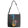 sax addict saxophone Adjustable Strap Totes