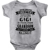 Super Cool Gigi Of A Freaking Awesome Grandson Baby Onesie