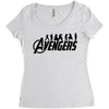 Avengers Silhouette Women's Triblend Scoop T-shirt