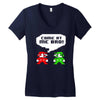 come at me bro Women's V-Neck T-Shirt