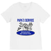 papa s service V-Neck Tee