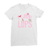 i love lops lots Ladies Fitted T-Shirt