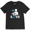 portal true love   aperture lab video gamer teleport online pc goal te V-Neck Tee
