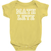 mathlete slogan Baby Onesie