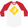 ninja crossing sign 3/4 Sleeve Shirt