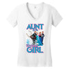 aunt of the birthday girl Women's V-Neck T-Shirt