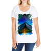 Under The Stars Ladies Curvy T-Shirt
