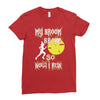 halloween runner Ladies Fitted T-Shirt