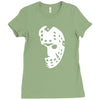halloween hockey mask Ladies Fitted T-Shirt