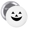face pumpkin Pin-back button