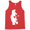 sax player lady face optical illusion Tank Top
