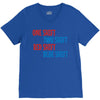 one shift two shift red shift blue shift V-Neck Tee