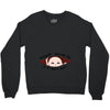 April Peeking Out Asian Baby Boy Crewneck Sweatshirt