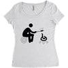 cook marshmallow Women's Triblend Scoop T-shirt