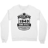 Made In 1943 And Still Awesome Crewneck Sweatshirt