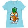 pineapple summer Ladies Fitted T-Shirt