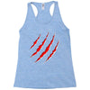 red strong Racerback Tank