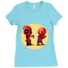 deadpool Ladies Fitted T-Shirt