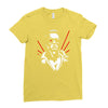 new retro 1980's the terminator Ladies Fitted T-Shirt
