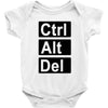 control alt delete Baby Onesie