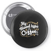 coffee lovers Pin-back button