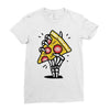 pizza Ladies Fitted T-Shirt