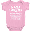 I Love You Nana Baby Bodysuit