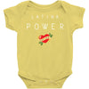 latina power with cute heart Baby Bodysuit