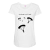 I Do Not Want To Go To School Maternity Scoop Neck T-shirt