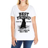 Best Friend Bull Terrier Ladies Curvy T-Shirt
