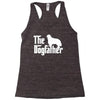 the dogfather cavalier king charles spaniel white Racerback Tank