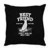 Best Friend German Shepherd Throw Pillow