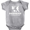 Backpacker Let's Explore The World Baby Bodysuit