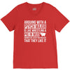 arguing with a psych major V-Neck Tee