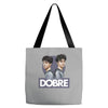 Dobre Twins Tote Bags