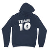 team 10 silver Unisex Hoodie