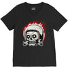 skull biker V-Neck Tee