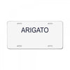 arigato License Plate