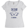 crabby day Women's Triblend Scoop T-shirt