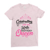 celebrating with the 70th birthday king t shirts Ladies Fitted T-Shirt
