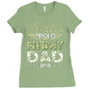 proud army dad Ladies Fitted T-Shirt