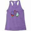 eggplant wizard and king hippo Racerback Tank