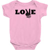 love peace Baby Onesie