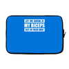 my biceps funny printed Laptop sleeve