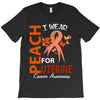 I Wear Peach For Uterine Cancer Awareness T-Shirt