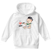 Cute Baby Painter's Dad Love Youth Hoodie